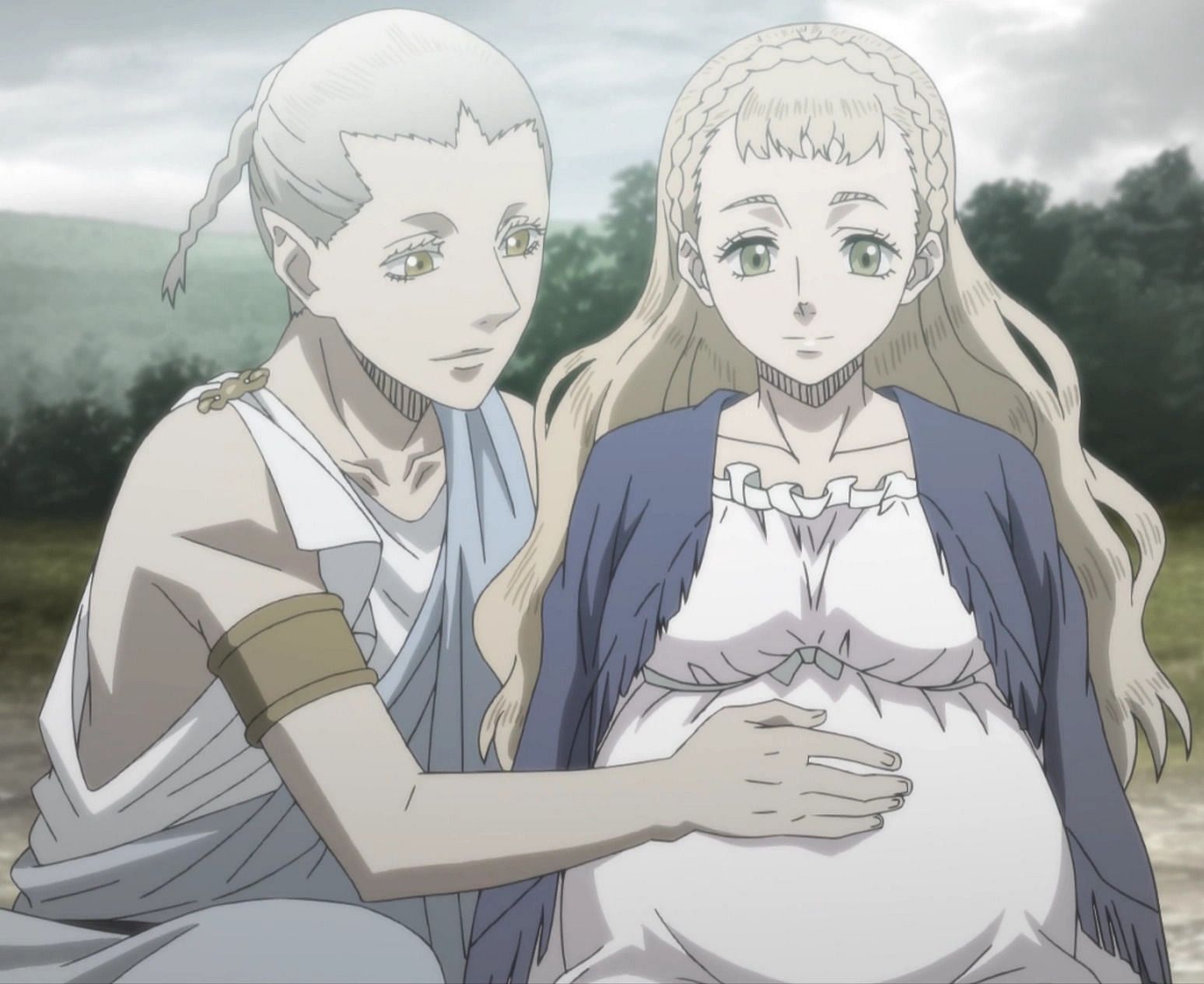 Licht and Tetia as seen in Black Clover (Image via Studio Pierrot)